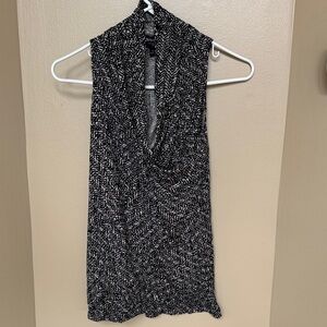 Ann Taylor Sleeveless Cowl Neck Top like new medium Petite